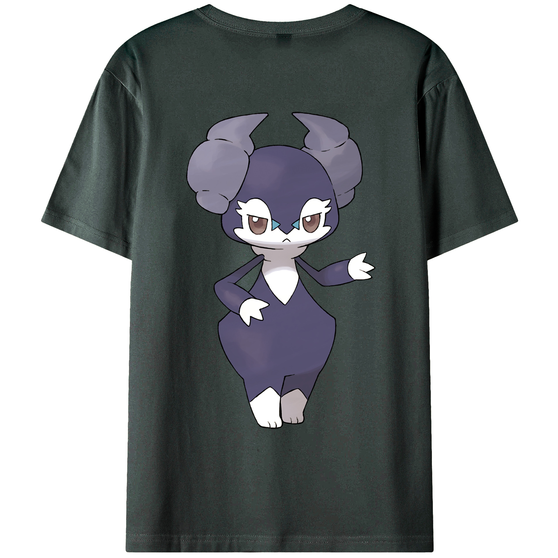 （画像用） ポケットモンスター Pokémon 綿100％ メンズ半袖Tシャツ（バックプリント） 通気性
